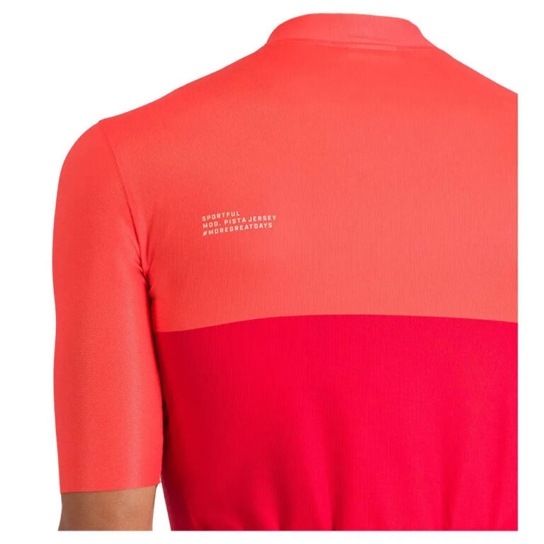 Sportful Pista Short Sleeve Jersey M Pompelmo / Red - XL Pompelmo / Red - Image 4