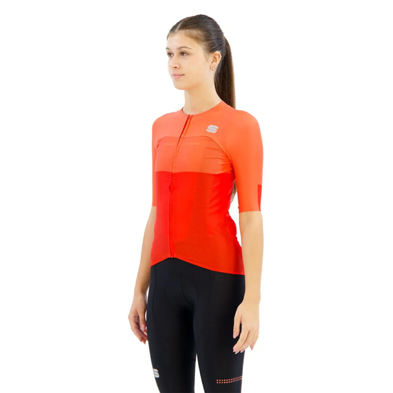 Sportful Pro Short Sleeve Jersey S Chili Red / Pompelmo - XL Chili Red / Pompelmo - Image 3