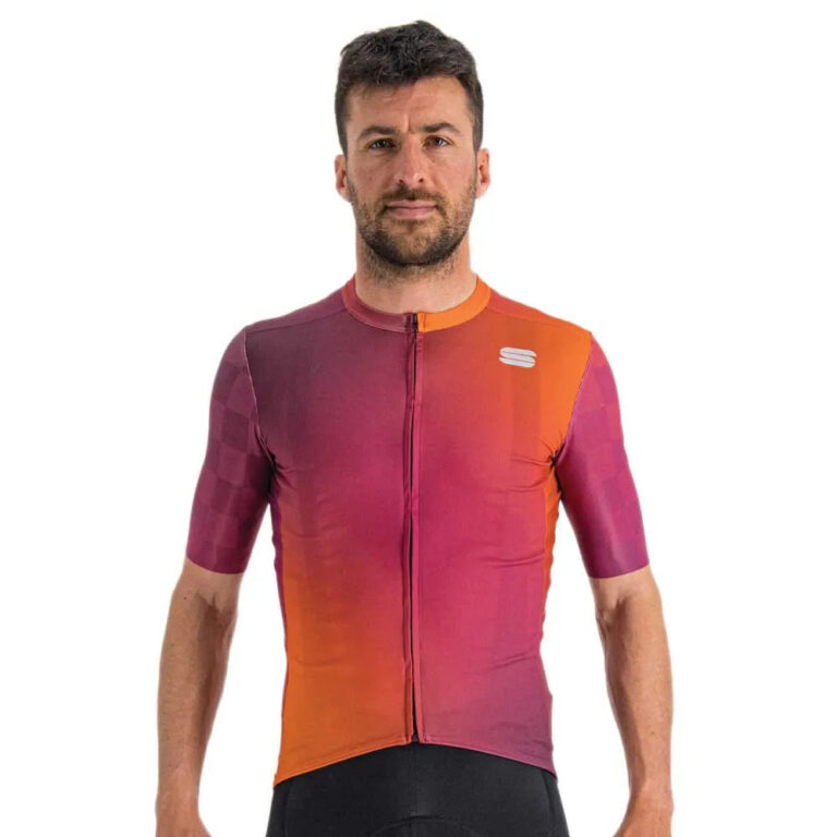 Sportful Rocket Short Sleeve Jersey L Cyclamen / Carrot Prune - 2XL Cyclamen / Carrot Prune