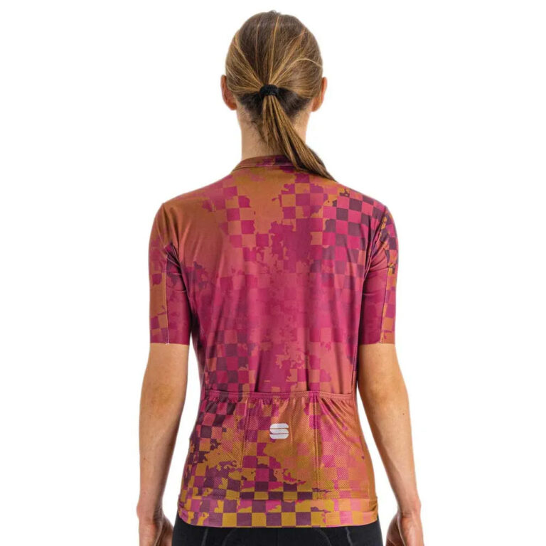 Sportful Rocket Short Sleeve Jersey S Cyclamen / Liquorice - 2XL Cyclamen / Liquorice - Image 2