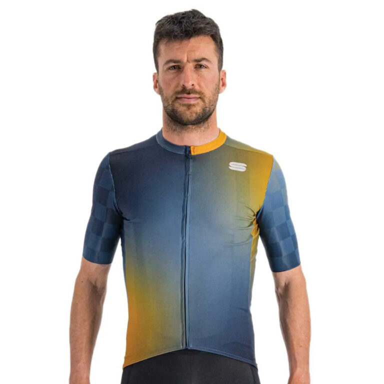 Sportful Rocket Short Sleeve Jersey M Galaxy Blue / Blue Sea / Golden Oa - 2XL Galaxy Blue / Blue Sea / Golden Oa