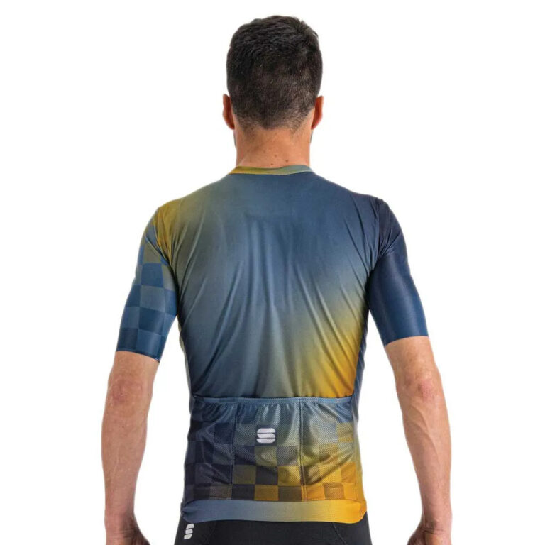 Sportful Rocket Short Sleeve Jersey M Galaxy Blue / Blue Sea / Golden Oa - 2XL Galaxy Blue / Blue Sea / Golden Oa - Image 2