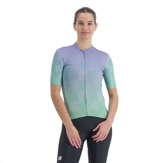 Sportful Rocket Short Sleeve Jersey XS Chalk Violet / Jade Cream - XL Chalk Violet / Jade Cream