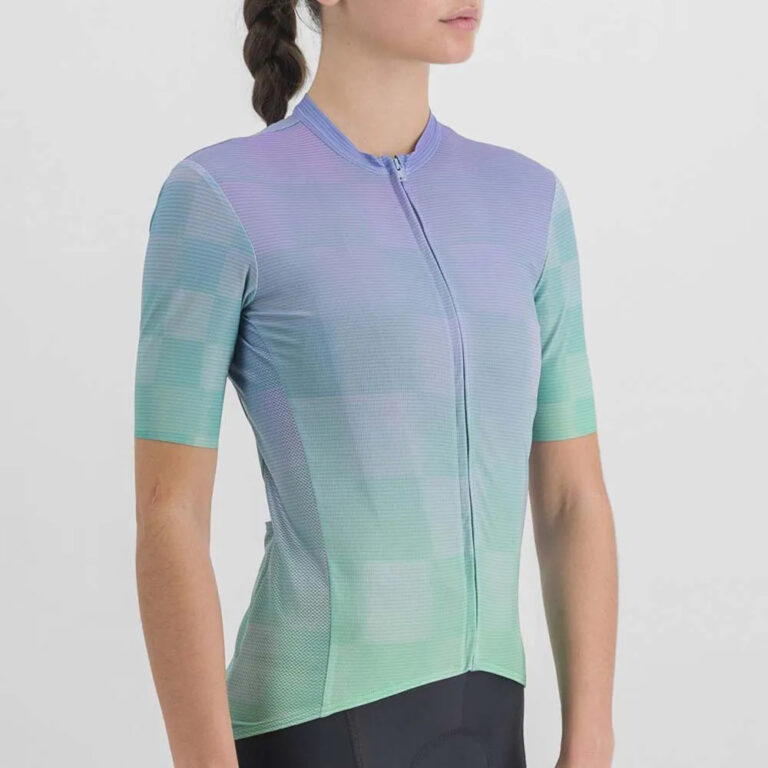 Sportful Rocket Short Sleeve Jersey XS Chalk Violet / Jade Cream - XL Chalk Violet / Jade Cream - Image 3