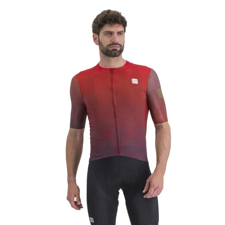 Sportful Rocket Short Sleeve Jersey S Huckleberry / Chilly Red - 2XL Huckleberry / Chilly Red