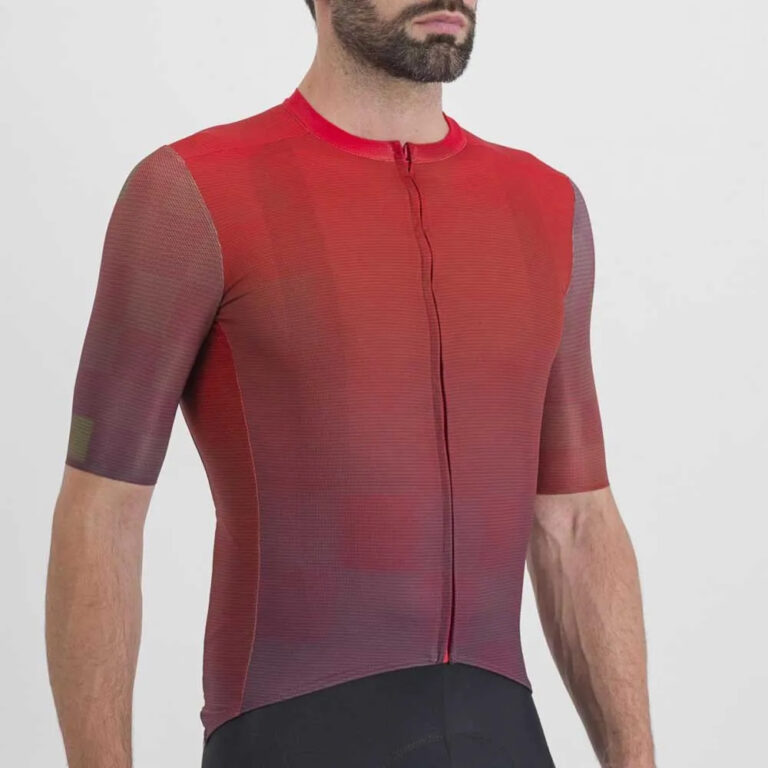 Sportful Rocket Short Sleeve Jersey S Huckleberry / Chilly Red - 2XL Huckleberry / Chilly Red - Image 3