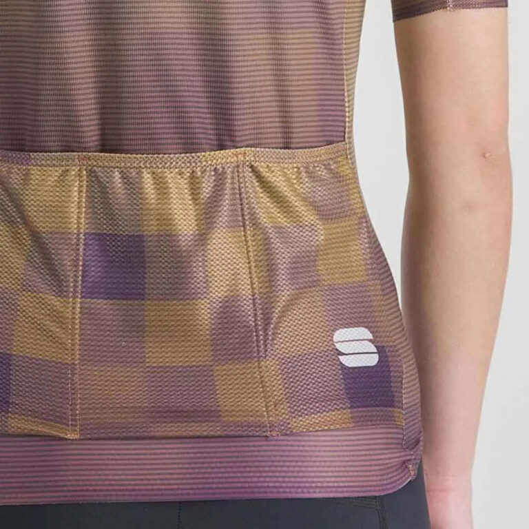 Sportful Rocket Short Sleeve Jersey XS Huckleberry / Papaya - XL Huckleberry / Papaya - Image 5