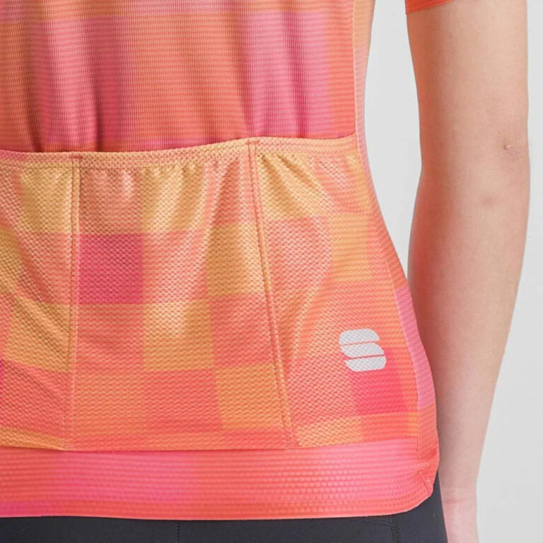 Sportful Rocket Short Sleeve Jersey XS Pompelmo / Pale / Lime - 2XL Pompelmo / Pale / Lime - Image 5