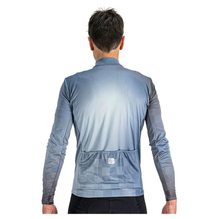 Sportful Rocket Thermal Long Sleeve Jersey XL Blue Sea - Image 2