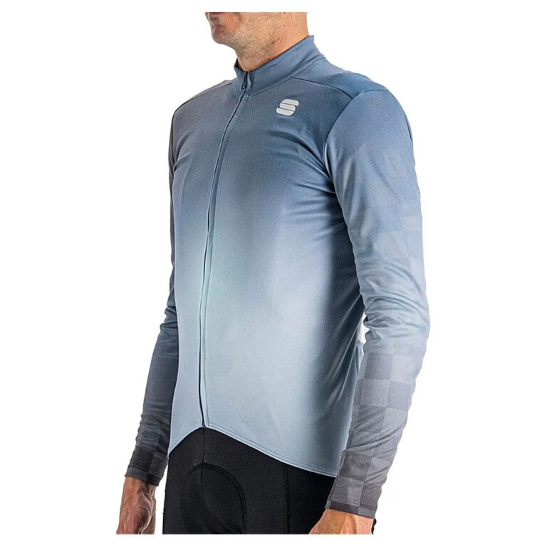 Sportful Rocket Thermal Long Sleeve Jersey XL Blue Sea - Image 4