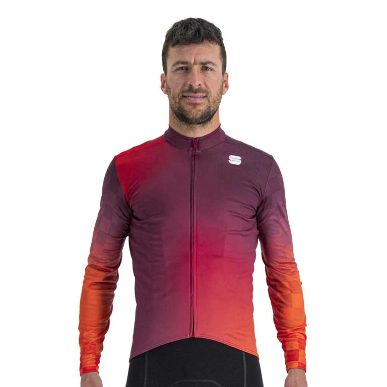 Sportful Rocket Thermal Long Sleeve Jersey 3XL Red / Orange