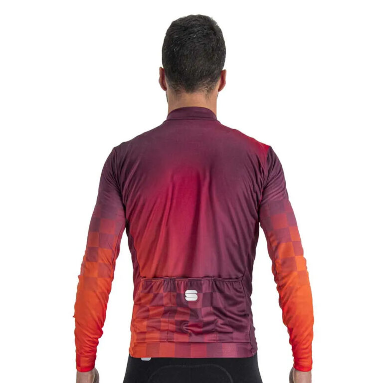 Sportful Rocket Thermal Long Sleeve Jersey 3XL Red / Orange - Image 2