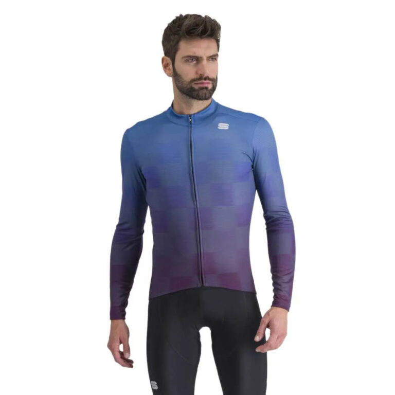 Sportful Rocket Thermal Long Sleeve Jersey L Blue Denim Nightshade