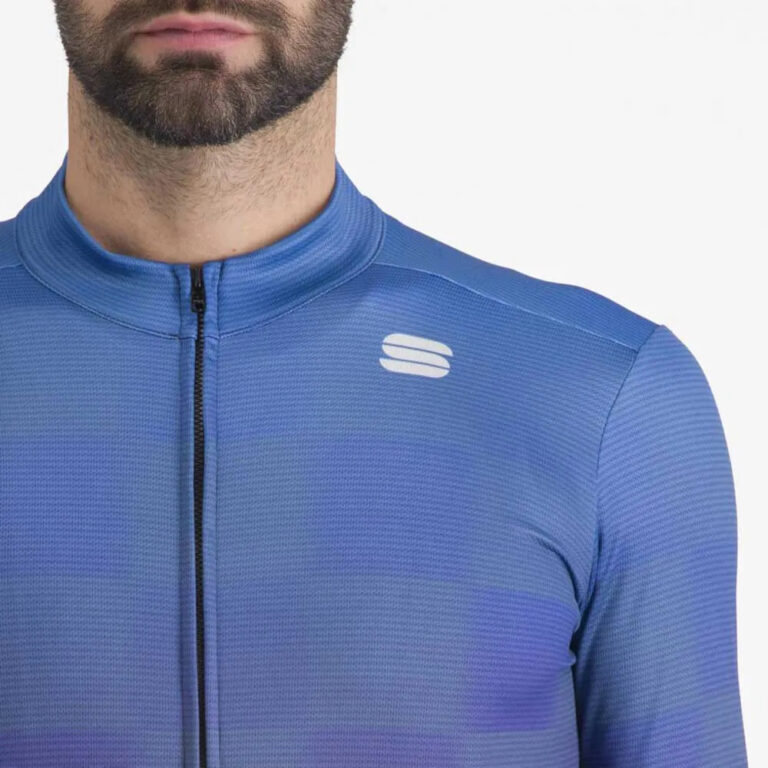 Sportful Rocket Thermal Long Sleeve Jersey L Blue Denim Nightshade - Image 4