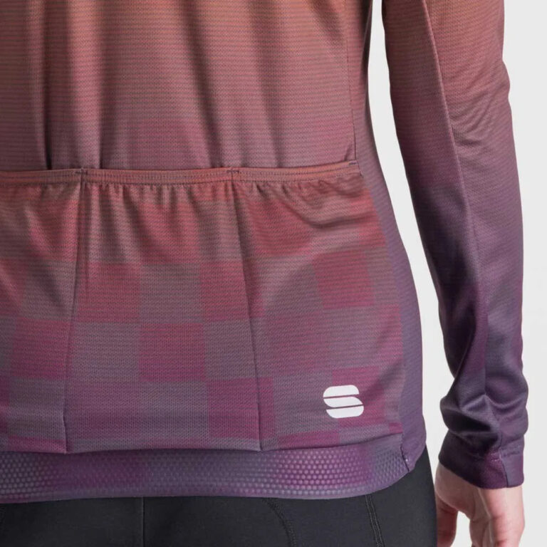 Sportful Rocket Thermal Long Sleeve Jersey XS Cayenna Red Nightshade - L Cayenna Red Nightshade - Image 4