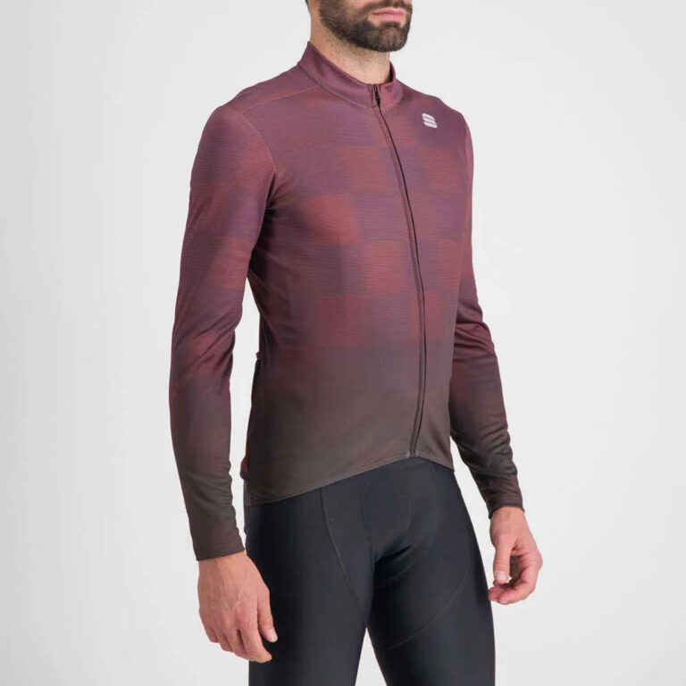 Sportful Rocket Thermal Long Sleeve Jersey M Huckleberry Black - Image 3