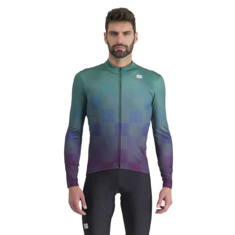 Sportful Rocket Thermal Long Sleeve Jersey L Shrub Green Nightshade