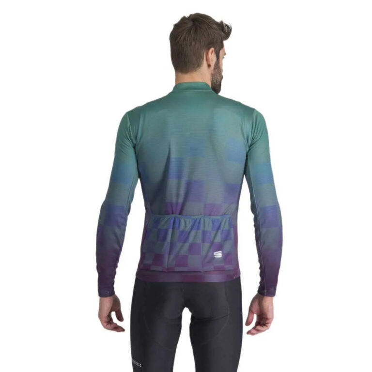 Sportful Rocket Thermal Long Sleeve Jersey L Shrub Green Nightshade - Image 2