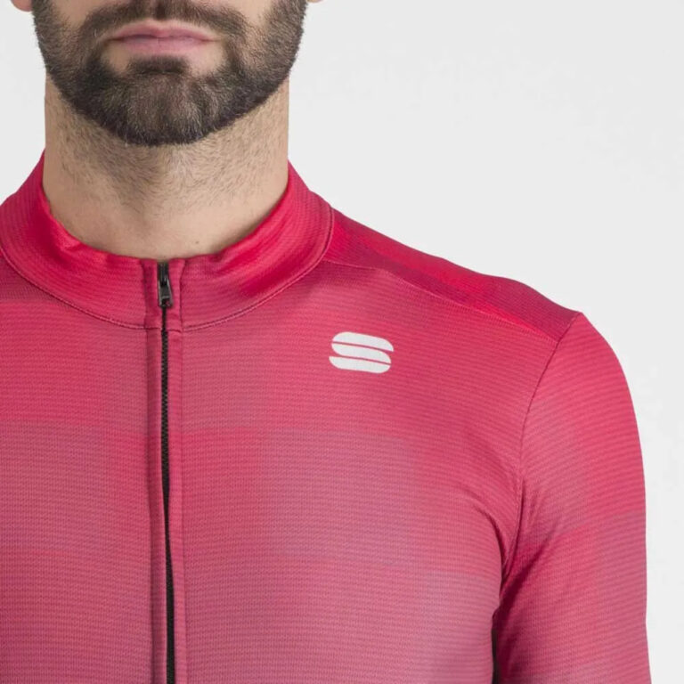 Sportful Rocket Thermal Long Sleeve Jersey M Tango Red Huckleberry - 2XL Tango Red Huckleberry - Image 4