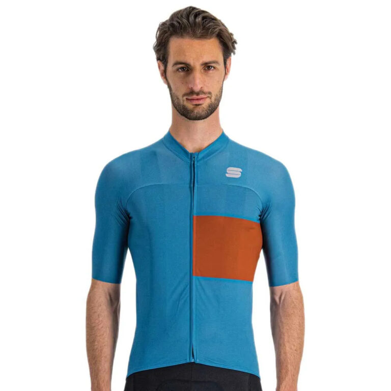 Sportful Snap Short Sleeve Jersey M Berry Blue / Cayena Red - 2XL Berry Blue / Cayena Red