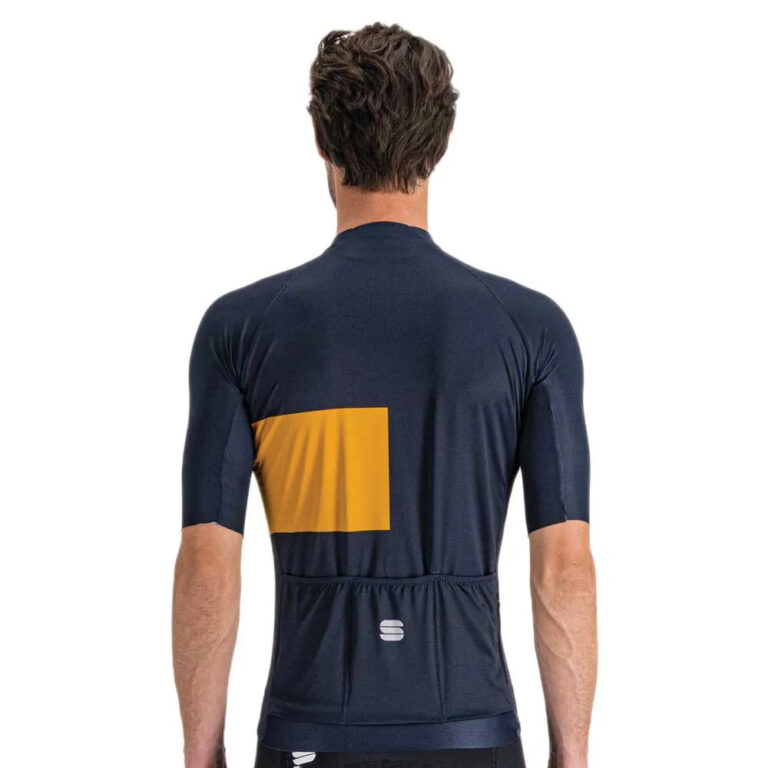 Sportful Snap Short Sleeve Jersey L Galaxy Blue / Golden Oak - 2XL Galaxy Blue / Golden Oak - Image 2