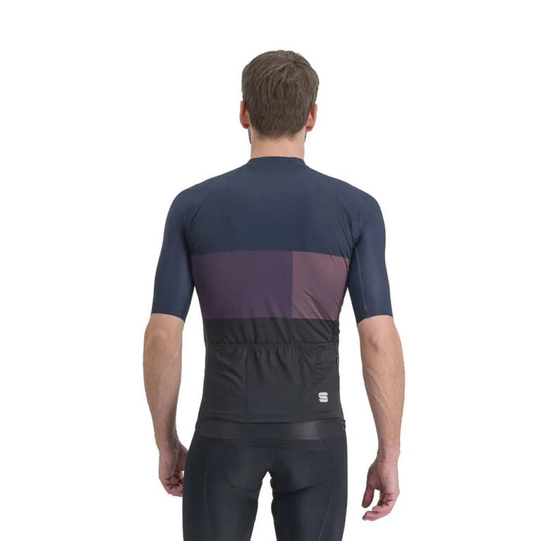 Sportful Snap Short Sleeve Jersey S Black / Galaxy / Blue - 3XL Black / Galaxy / Blue - Image 2