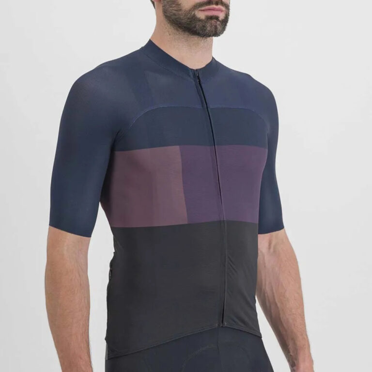 Sportful Snap Short Sleeve Jersey S Black / Galaxy / Blue - 3XL Black / Galaxy / Blue - Image 3