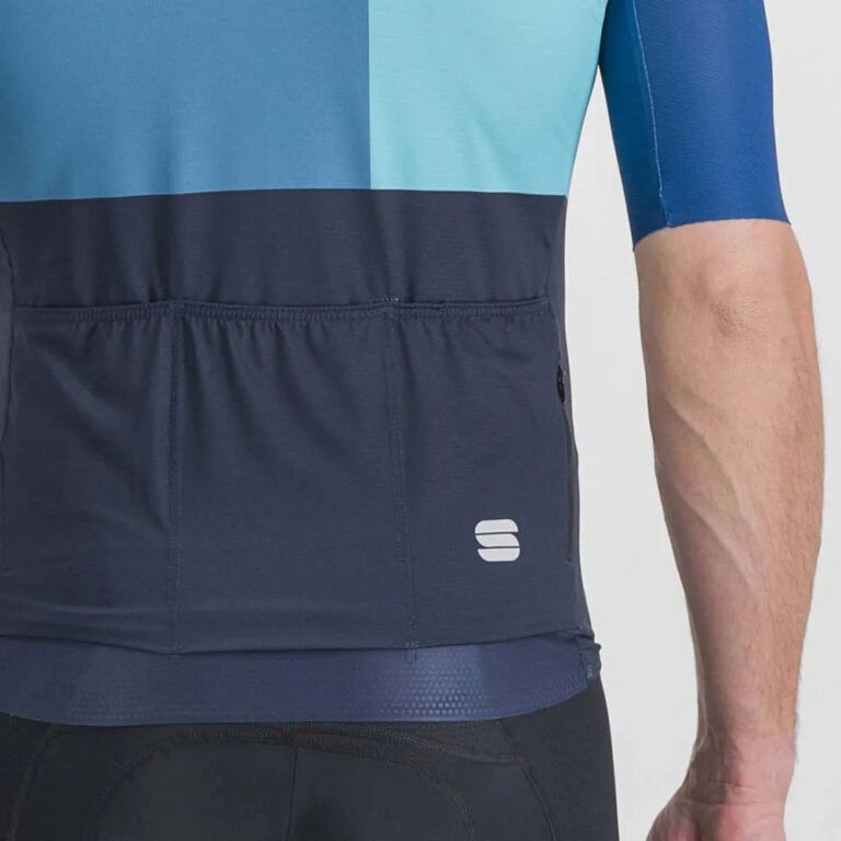 Sportful Snap Short Sleeve Jersey S Galaxy Blue / Dark Berry / Blue - 3XL Galaxy Blue / Dark Berry / Blue - Image 5