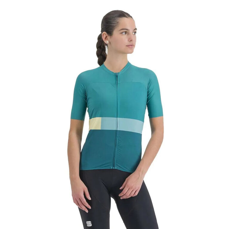 Sportful Snap Short Sleeve Jersey XS Shade Spruce / Light Green - XL Shade Spruce / Light Green