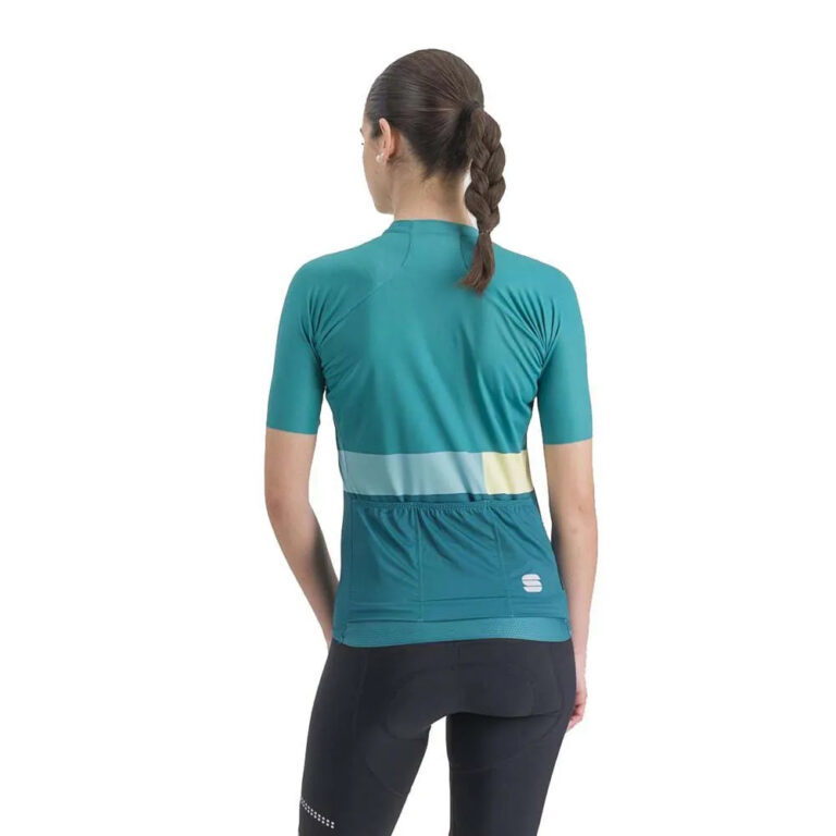 Sportful Snap Short Sleeve Jersey XS Shade Spruce / Light Green - XL Shade Spruce / Light Green - Image 2