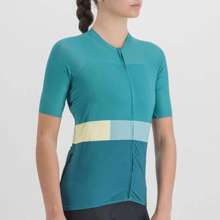 Sportful Snap Short Sleeve Jersey XS Shade Spruce / Light Green - XL Shade Spruce / Light Green - Image 4