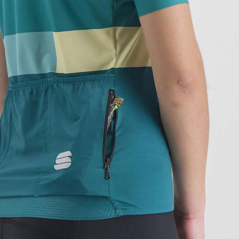 Sportful Snap Short Sleeve Jersey XS Shade Spruce / Light Green - XL Shade Spruce / Light Green - Image 6