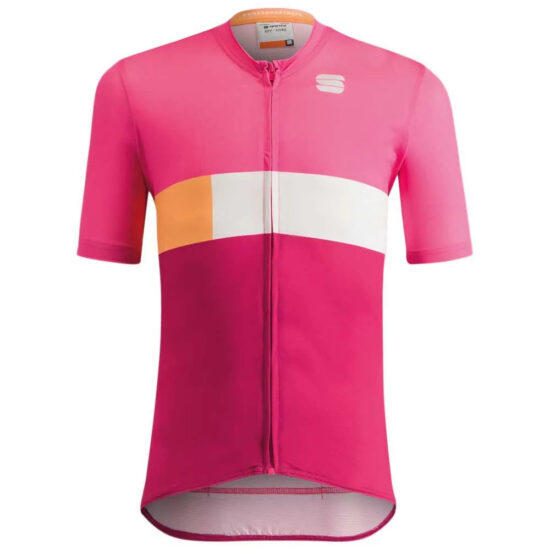 Sportful Snap Short Sleeve Jersey 10 Years Carmine / Rose Cyclamen - 8 Years Carmine / Rose Cyclamen