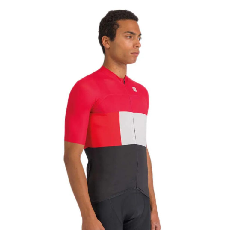 Sportful Snap Short Sleeve Jersey S Red / Black - XL Red / Black