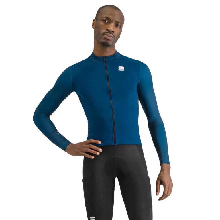 Sportful SRK THERMAL Long Sleeve Jersey 2XL Teal Blue