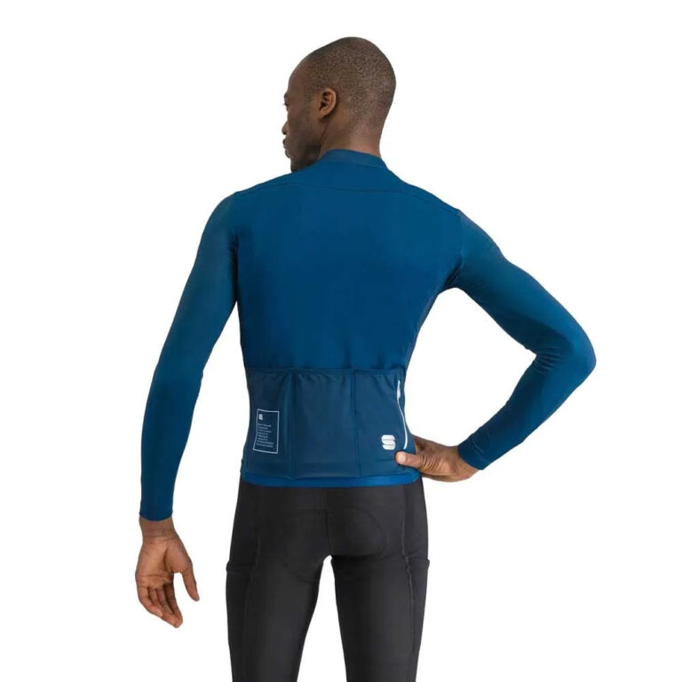 Sportful SRK THERMAL Long Sleeve Jersey 2XL Teal Blue - Image 2