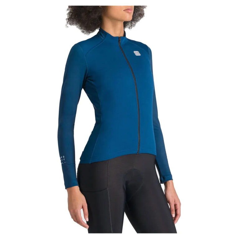 Sportful SRK THERMAL Long Sleeve Jersey M Teal Blue - L Teal Blue - Image 2