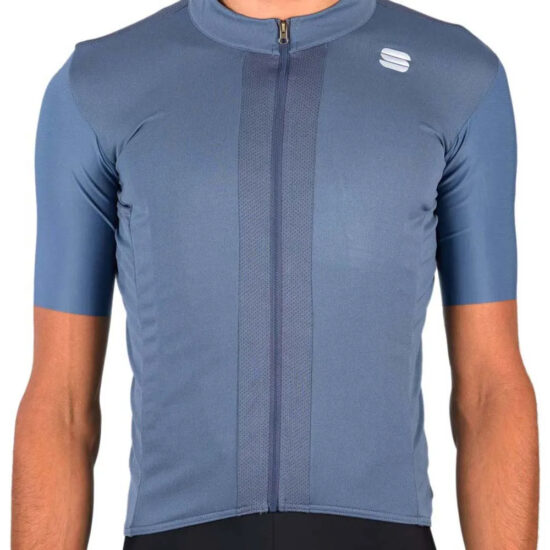 Sportful Strike Short Sleeve Jersey 2XL Blue Sea / Black