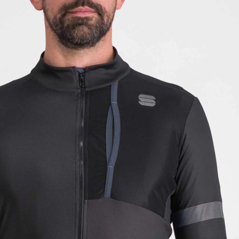 Sportful Supergiara Thermal Long Sleeve Jersey S Black - 2XL Black - Image 4