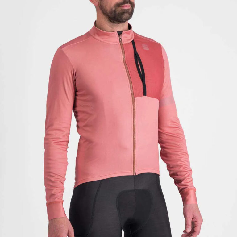 Sportful Supergiara Thermal Long Sleeve Jersey M Dusty Red - Image 3