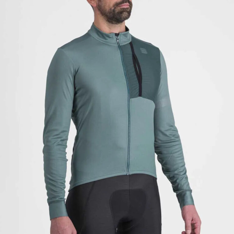 Sportful Supergiara Thermal Long Sleeve Jersey M Shrub Green - 2XL Shrub Green - Image 3