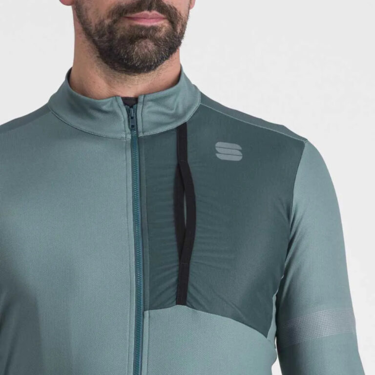 Sportful Supergiara Thermal Long Sleeve Jersey M Shrub Green - 2XL Shrub Green - Image 4