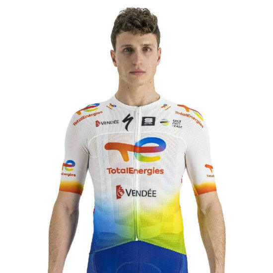 Sportful Total Energies Light Short Sleeve Jersey L White