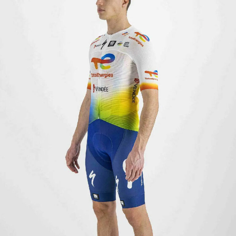 Sportful Total Energies Light Short Sleeve Jersey L White - Image 3