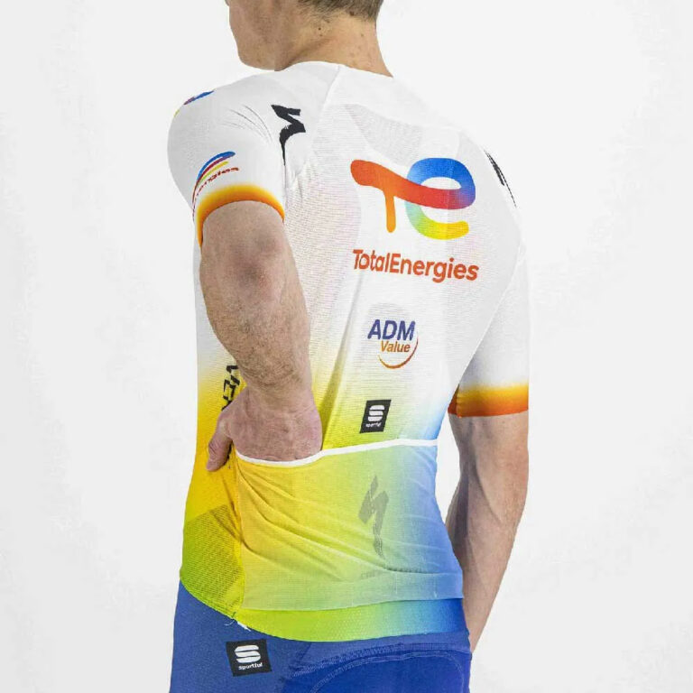 Sportful Total Energies Light Short Sleeve Jersey L White - Image 5