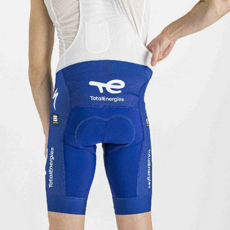 Sportful Total Energies Pro Classic Bib Shorts XS Energy Blue - 3XL Energy Blue - Image 7