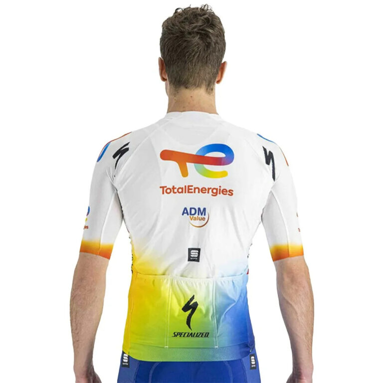 Sportful Total Energies Team Short Sleeve Jersey 2XL White - 3XL White - Image 2