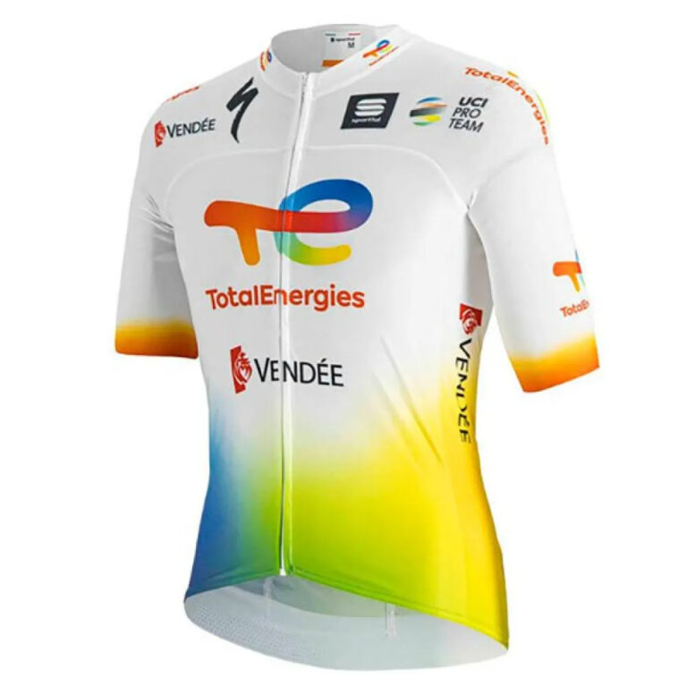 Sportful Total Energies Team Short Sleeve Jersey 2XL White - 3XL White - Image 3