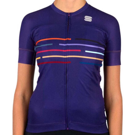 Sportful Velodrome Short Sleeve Jersey M Violet - XL Violet