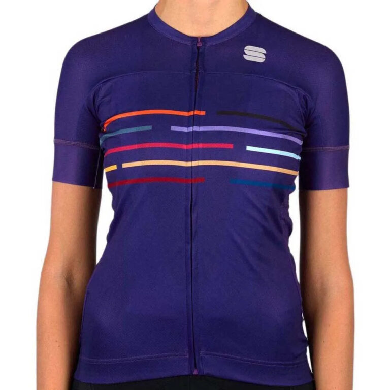 Sportful Velodrome Short Sleeve Jersey M Violet - XL Violet